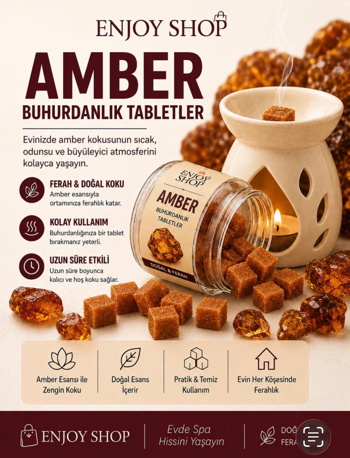 Amber Buhurdanlık Tabletler