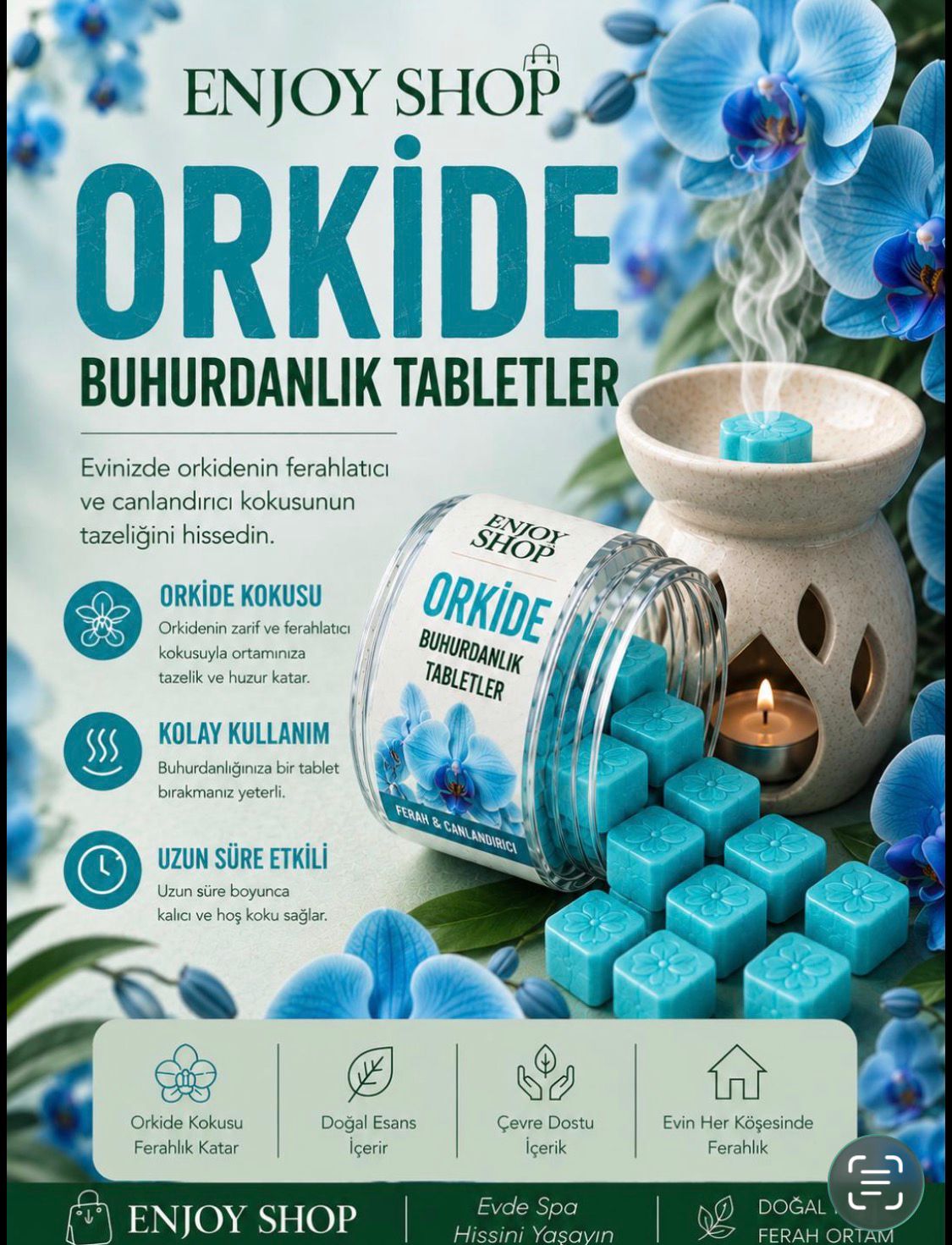 Orkide Buhurdanlık Tabletler